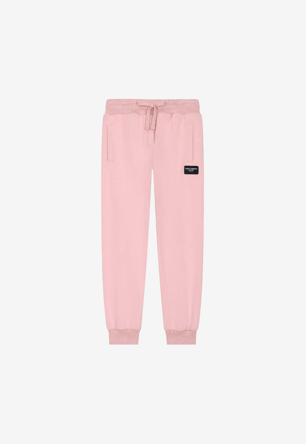 Dolce 
Gabbana Kids Girls Logo Label Track Pants L5JPD7 G7M4V F0662 Pink