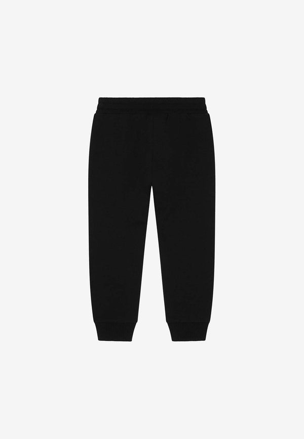 Dolce 
Gabbana Kids Girls Logo Label Track Pants L5JPD7 G7M4V N0000 Black