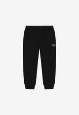 Dolce 
Gabbana Kids Girls Logo Label Track Pants L5JPD7 G7M4V N0000 Black