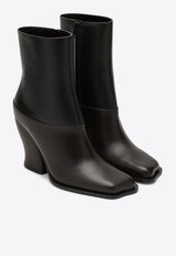 Loewe Onda 90 Leather Ankle Boots Black L814286X26LE/P_LOEW-1179