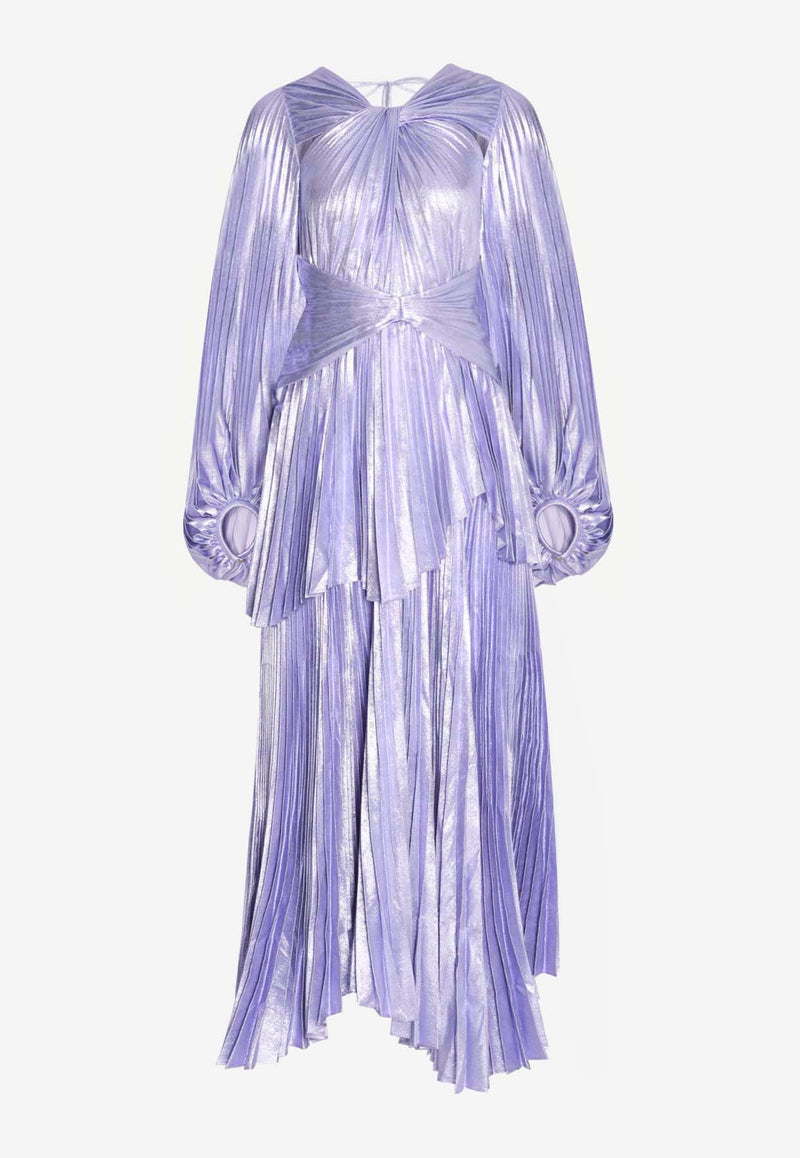 Acler Rosella Pleated Gown Lilac AS2310208DLILAC/LAVENDAR