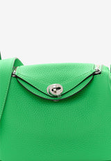 Hermès Mini Lindy 20 in Vert Comics Taurillon Clemence with Palladium Hardware