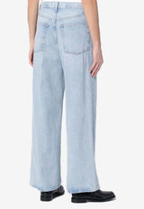 Frame Denim Baggy Wide-Leg Jeans Blue LLBW967DE/Q_FRAME-ETIG