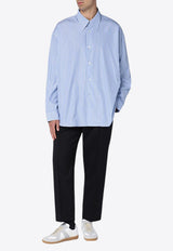 Studio Nicholson Striped Long-Sleeved Shirt Light Blue LOCHE1164/P_STUNI-PO