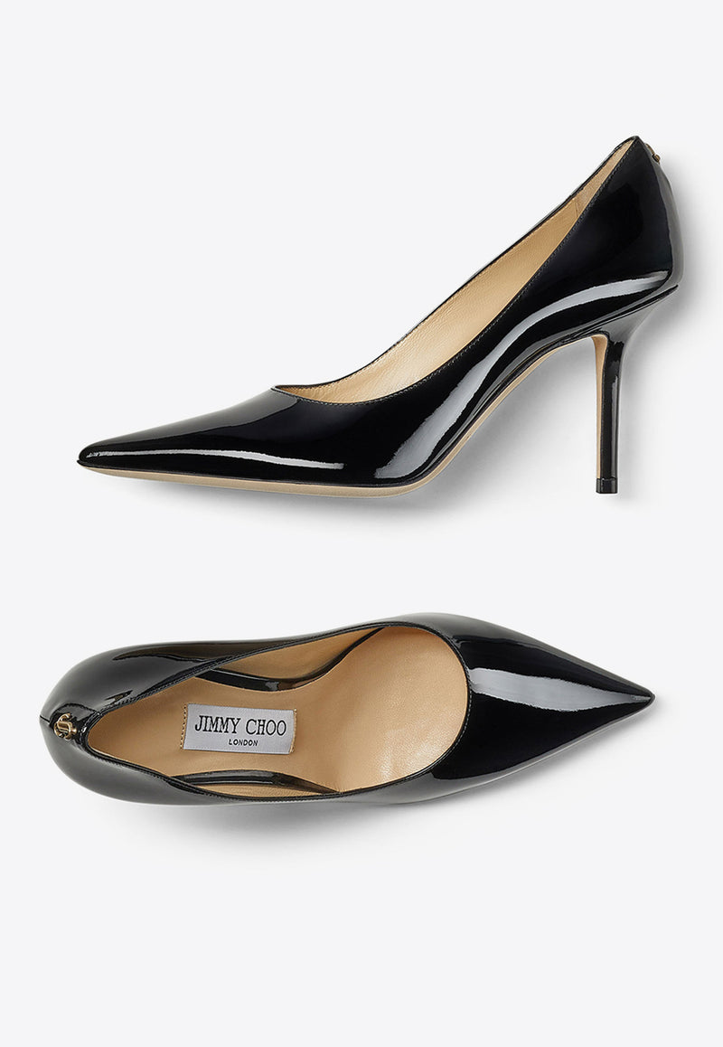 Love 85 Patent Leather Pumps Jimmy Choo LOVE 85 PWJ BLACK