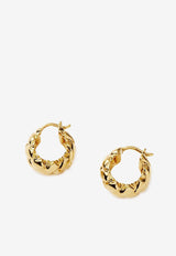 Missoma Jewellery X Lucy Williams Mini Waffle Hoop Earrings Gold LWA-G-E3-NSGOLD