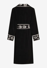 Dolce 
Gabbana Coin Print Bathrobe M0A25T ONN58 N0000 Black