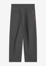 Brunello Cucinelli Straight-Leg Tailored Pants Gray M0W07P8723WV/P_CUCIN-C010