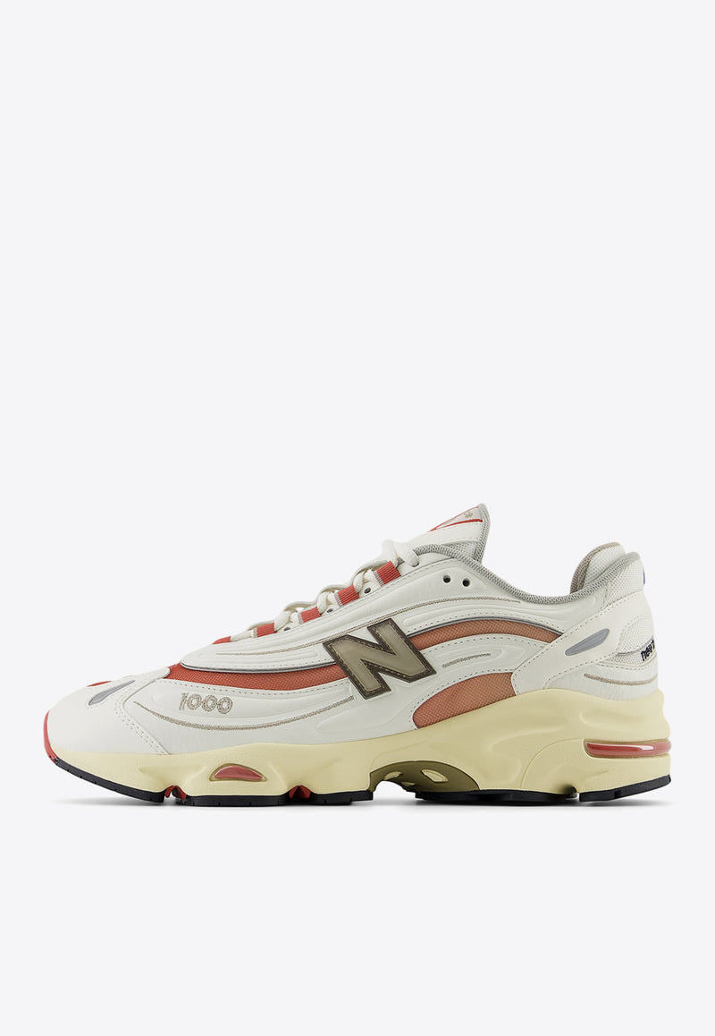 New Balance 1000 Low-Top Sneakers in Sea Salt with Astro Dust White M1000CB