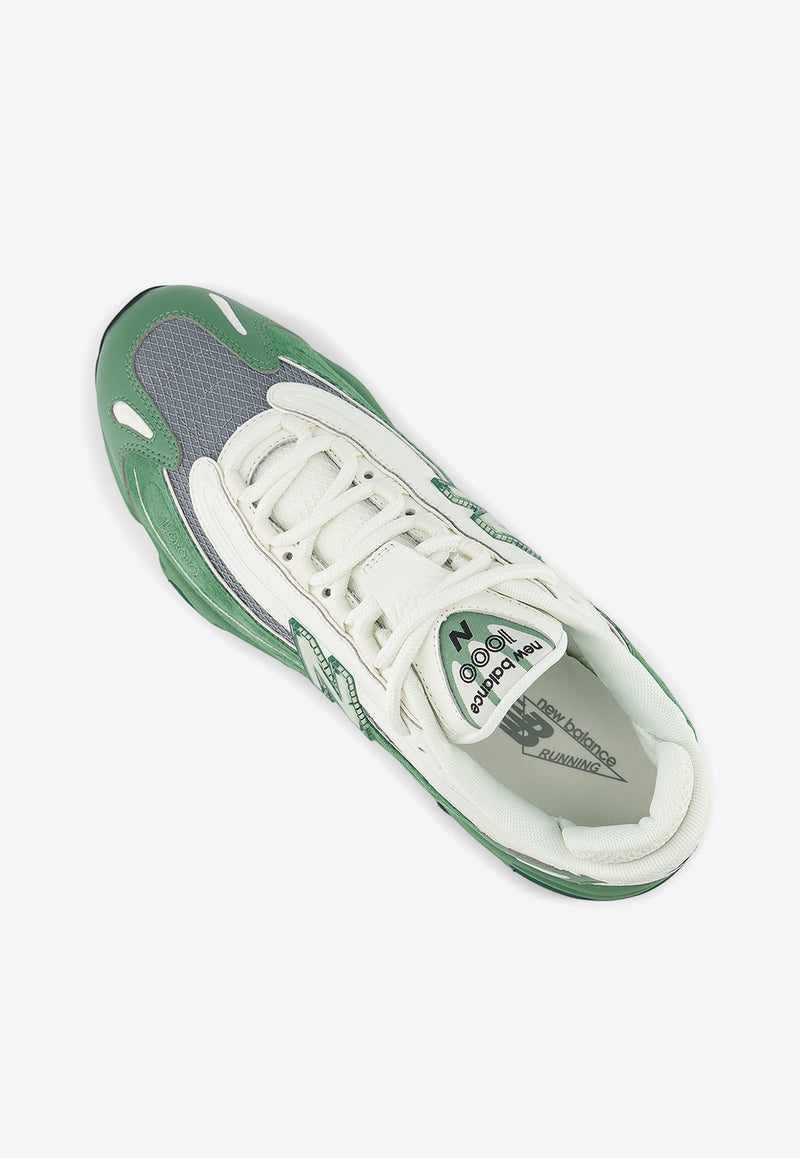 New Balance 1000 Low-Top Sneakers in Mallard Green with Sea Salt Green M1000MA