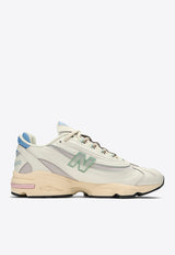 New Balance 1000 Low-Top Sneakers in Angora with Moonrock and Almond Oil White M1000WA