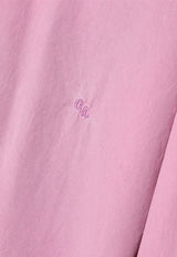 Our Legacy Embroidered Logo Long-Sleeved Shirt Pink M4242BDCO/P_OLEGA-DP