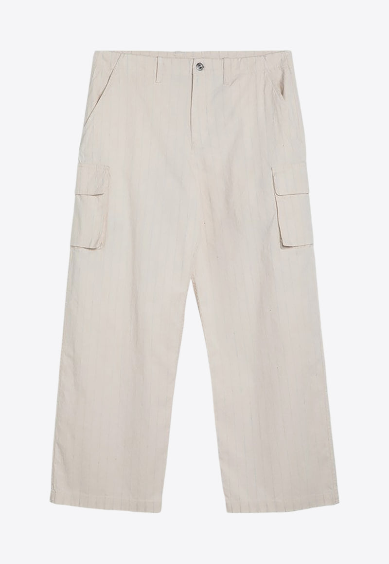 Our Legacy Wide-Leg Corduroy Cargo Pants Ecru M4244MECO/P_OLEGA-EC