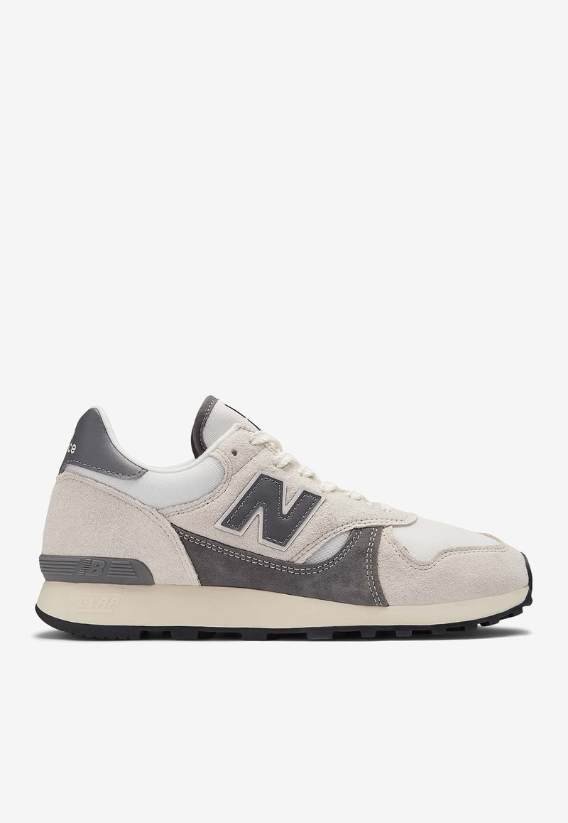 New Balance 475 Low-Top Sneakers in Sea Salt with Castlerock M475VTA