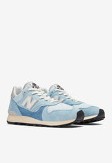 New Balance 475 Low-Top Sneakers in Quarry Blue with Chrome Blue and Heron Blue M475VTG