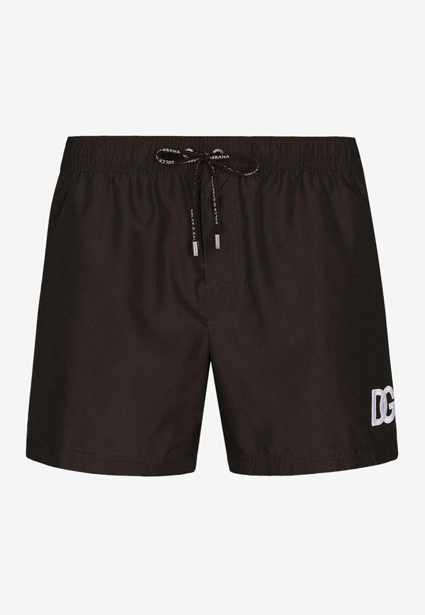 Dolce 
Gabbana DG Logo Swim Shorts M4F28T FUSFW M3927 Black