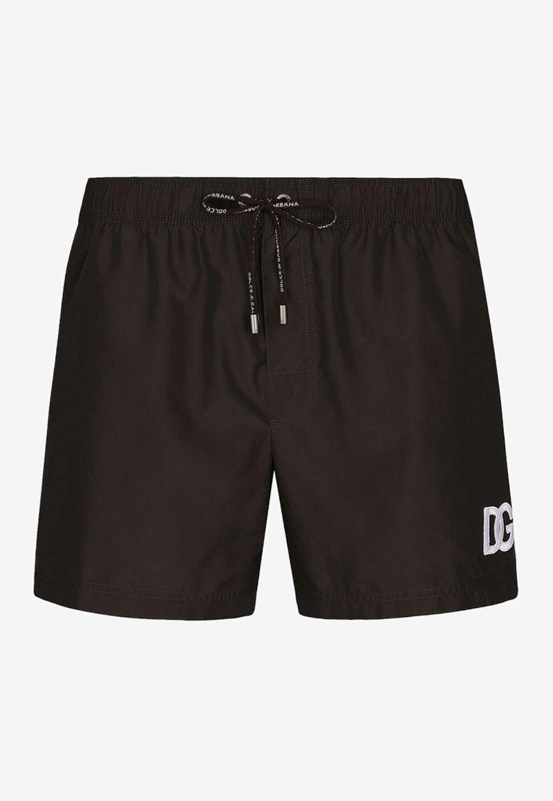 Dolce 
Gabbana DG Logo Swim Shorts M4F28T FUSFW M3927 Black