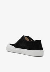 Loewe Terra Vulca Low-Top Suede Sneakers Black M616284X02LE/P_LOEW-1100