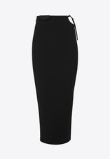 Mossman In Pursuit Midi Column Skirt Black M95975BLACK