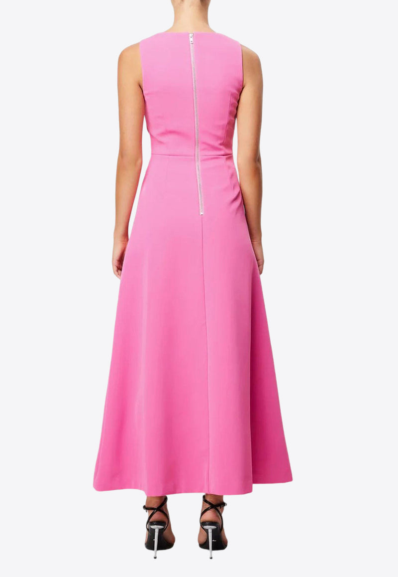 Mossman Remedy Draped V-neck Maxi Dress Pink M95979PINK