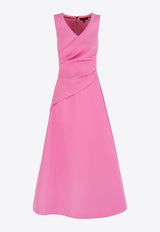 Mossman Remedy Draped V-neck Maxi Dress Pink M95979PINK