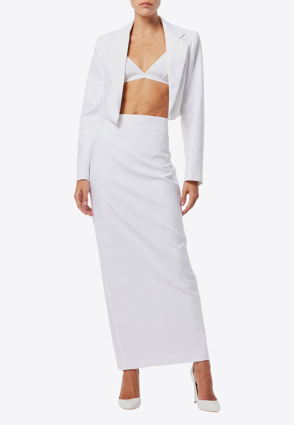 Mossman Foresight Maxi Column Skirt White M96056WHITE