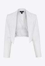 Mossman Foresight Single-Breasted Cropped Blazer White M96060WHITE