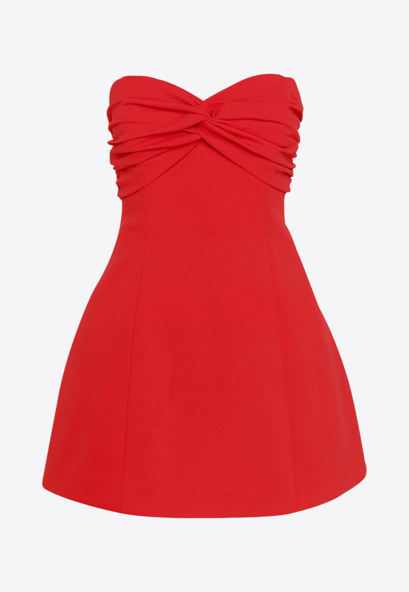 Mossman Bitter Strapless Mini Dress Red M96377RED