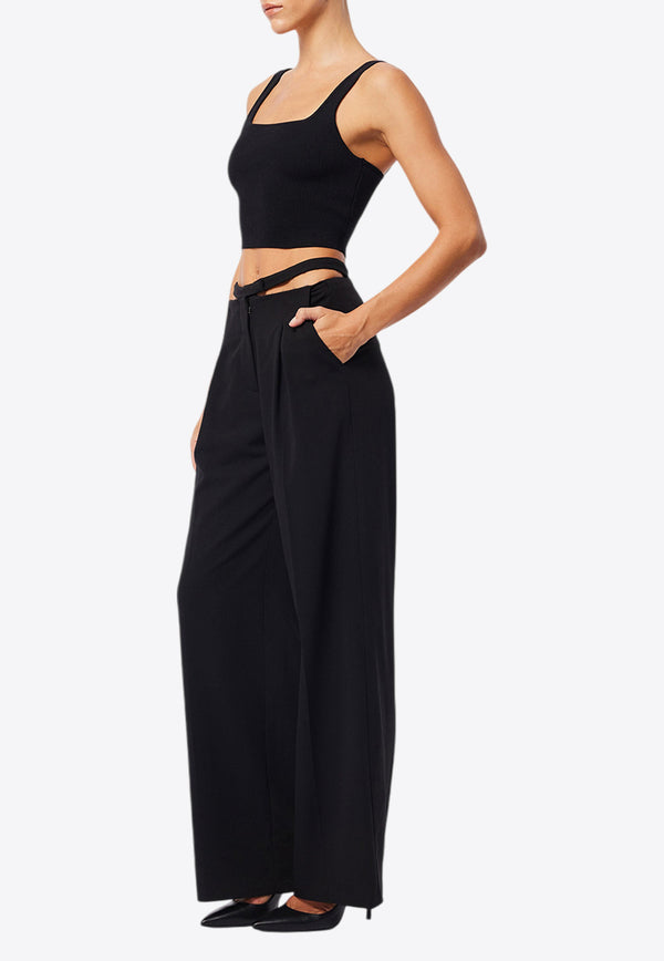 Mossman In Formation Wide-Leg Pants  Black M96583BLACK