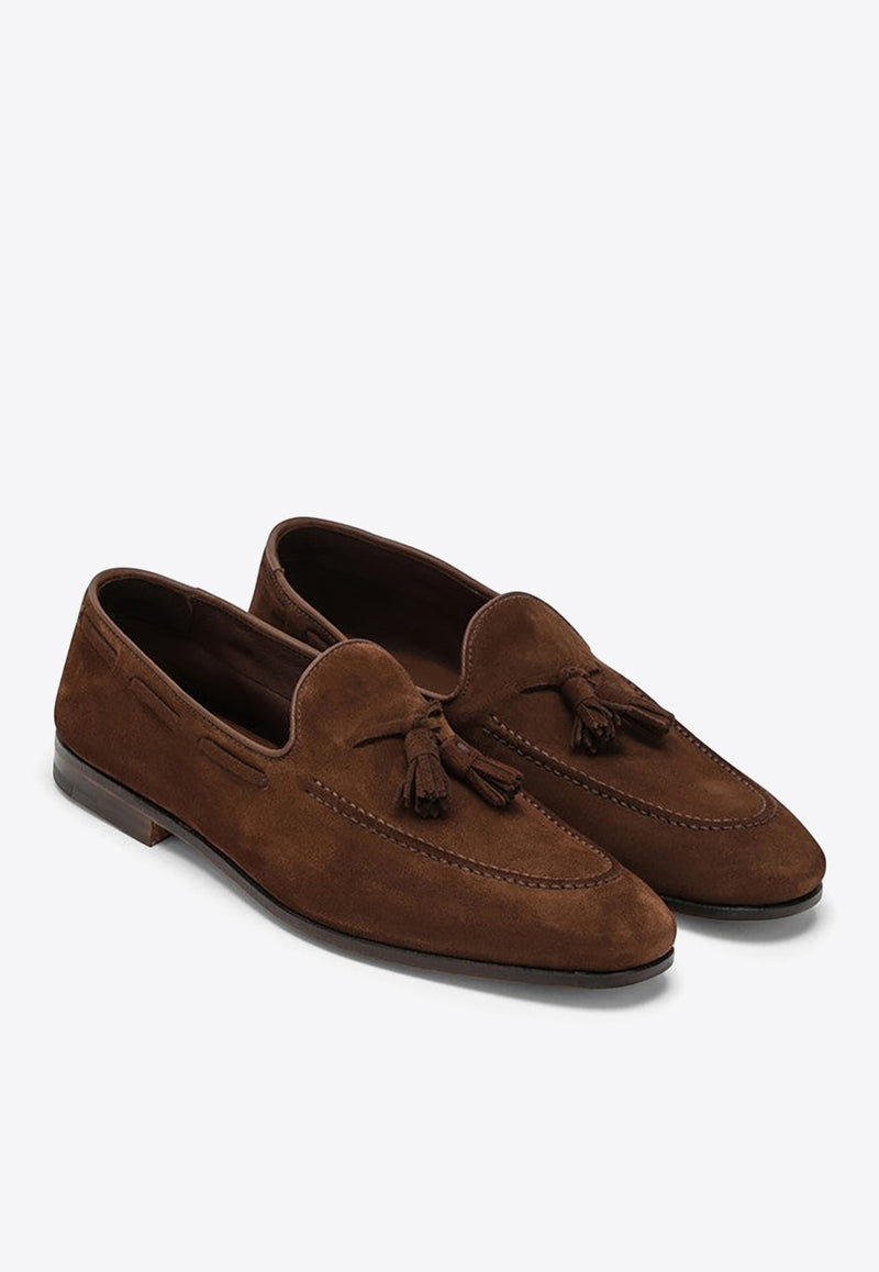 Church
s Tassel-Detail Suede Loafers Brown MAIDSTONE9CA/O_CHURC-F0AXO