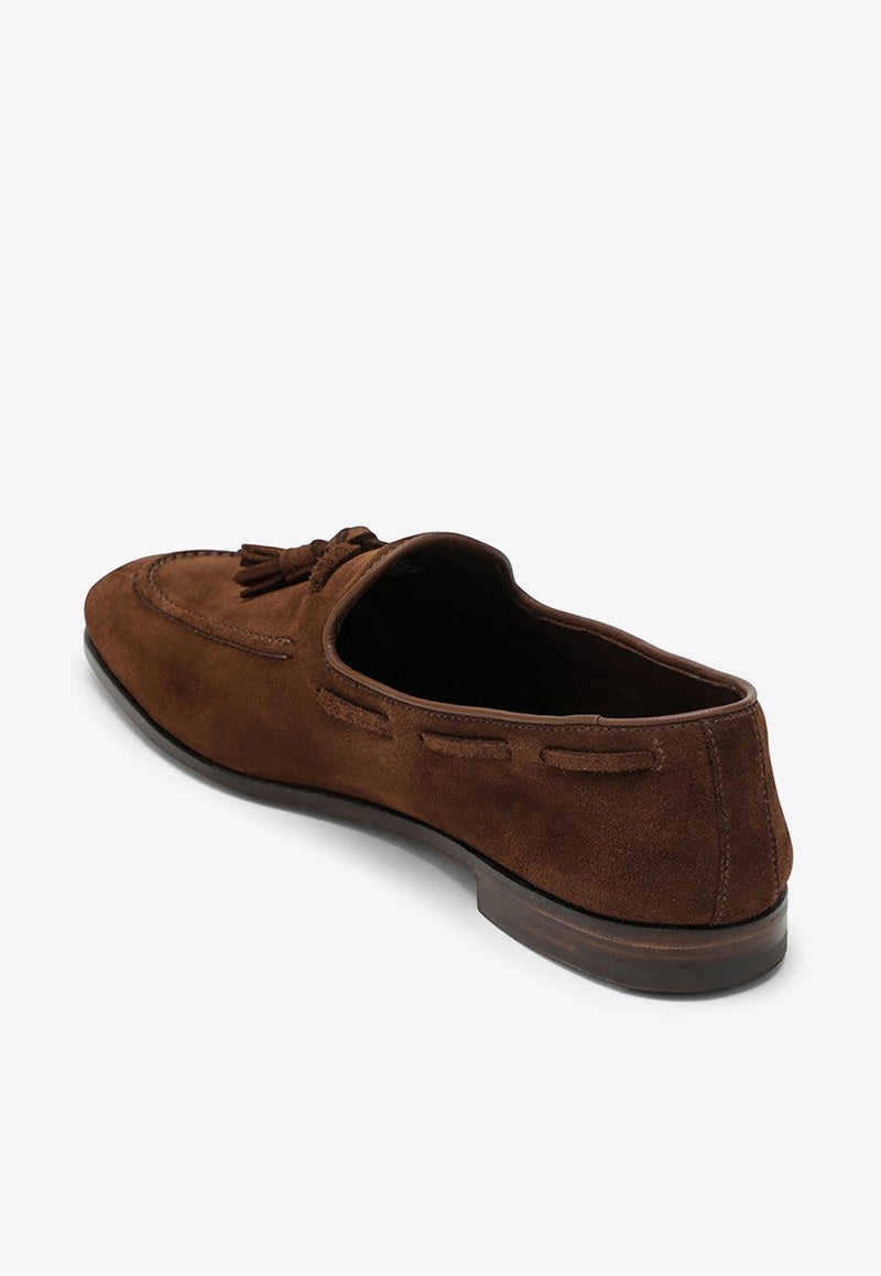 Church
s Tassel-Detail Suede Loafers Brown MAIDSTONE9CA/O_CHURC-F0AXO