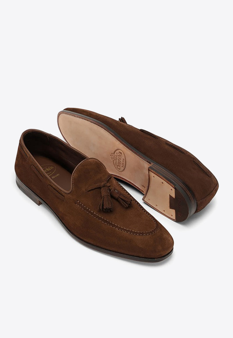 Church
s Tassel-Detail Suede Loafers Brown MAIDSTONE9CA/O_CHURC-F0AXO