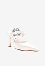 Maidugura 90 Satin Mules Manolo Blahnik MAIDUGURA 90 CREAM 1309 1663-0009