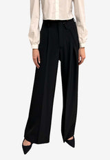 MM6 Maison Margiela Deconstructed Tailored Pants Black