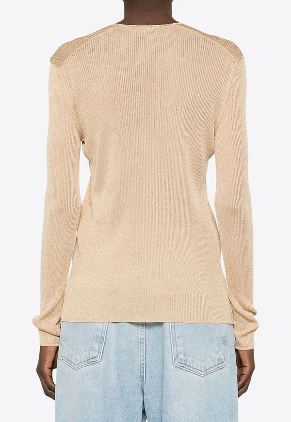 Tom Ford V-neck Knitted Sweater MAK1287-YAX623 JB750