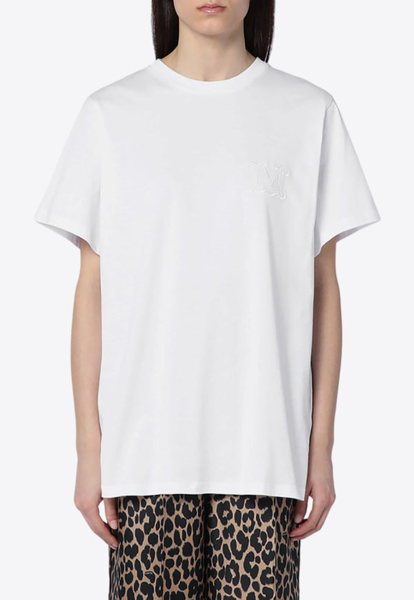 Max Mara Mango Oversized Monogram T-shirt White MANGOCO/P_MAXM-001