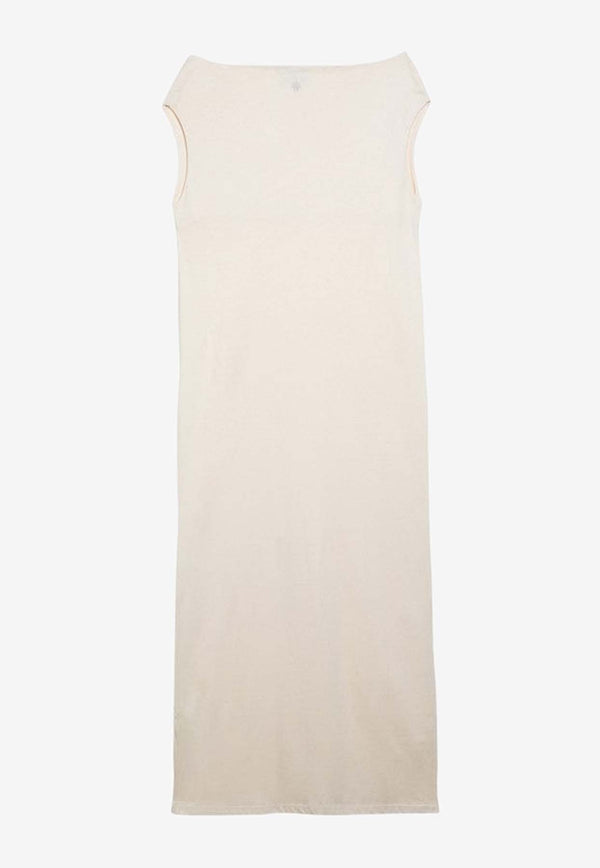 Loulou Studio Martial Off-Shoulder Midi Dress Ivory MARTIALCO/O_LOULO-RI