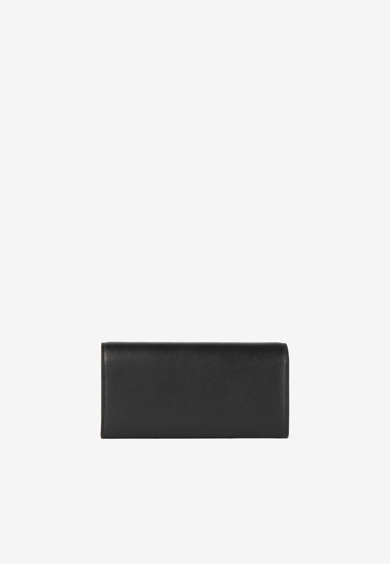 Jimmy Choo Martina Leather Wallet MARTINA KHY BLACK/MACARON/LIGHT GOLD