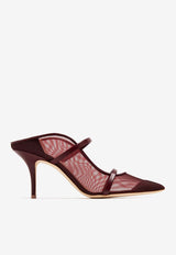 Malone Souliers Maureen 70 Mesh Mules MAUREEN 70-414 BURGUNDY/ROSEWOOD