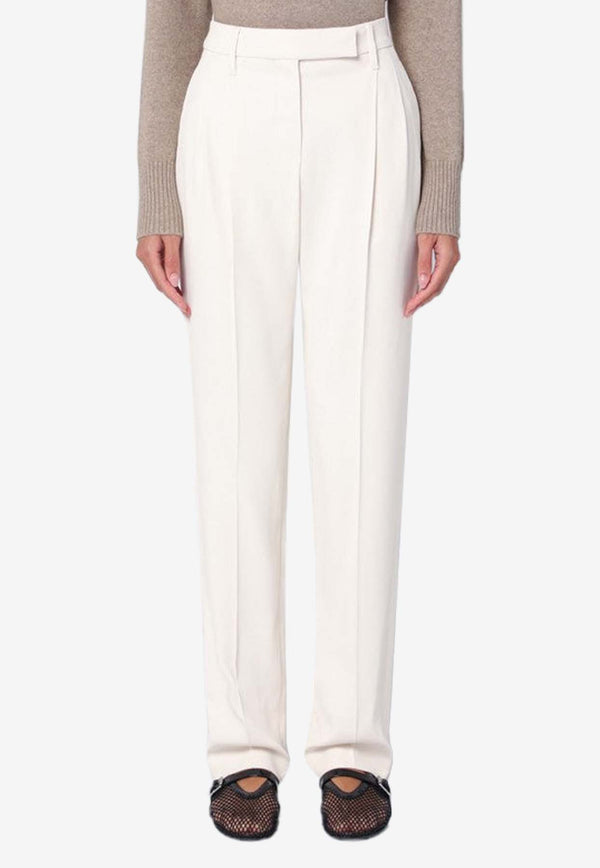 Brunello Cucinelli Straight-Leg Tailored Pants White MB117P8667WO/P_CUCIN-C1177