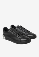 Moschino Logo Lettering Low-Top Sneakers MB15402G1HGA000A VITELLO NERO