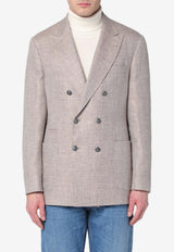 Brunello Cucinelli Double-Breasted Buttoned Blazer MB4247BBDKLI/Q_CUCIN-C019