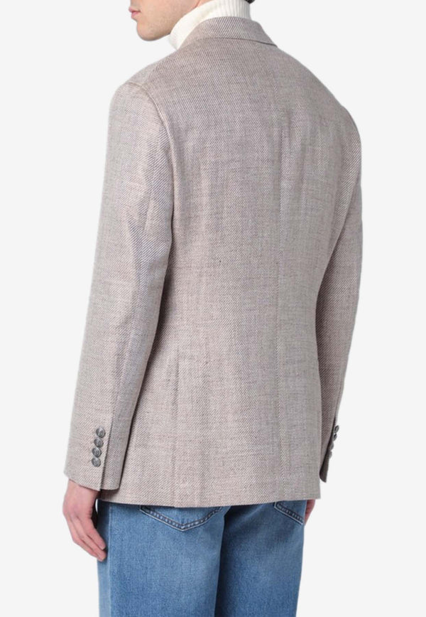 Brunello Cucinelli Double-Breasted Buttoned Blazer MB4247BBDKLI/Q_CUCIN-C019