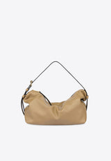 Moschino Tie Me Nappa Leather Hobo Bag Beige MC4159PP1MOA0104 NAPPA NERO