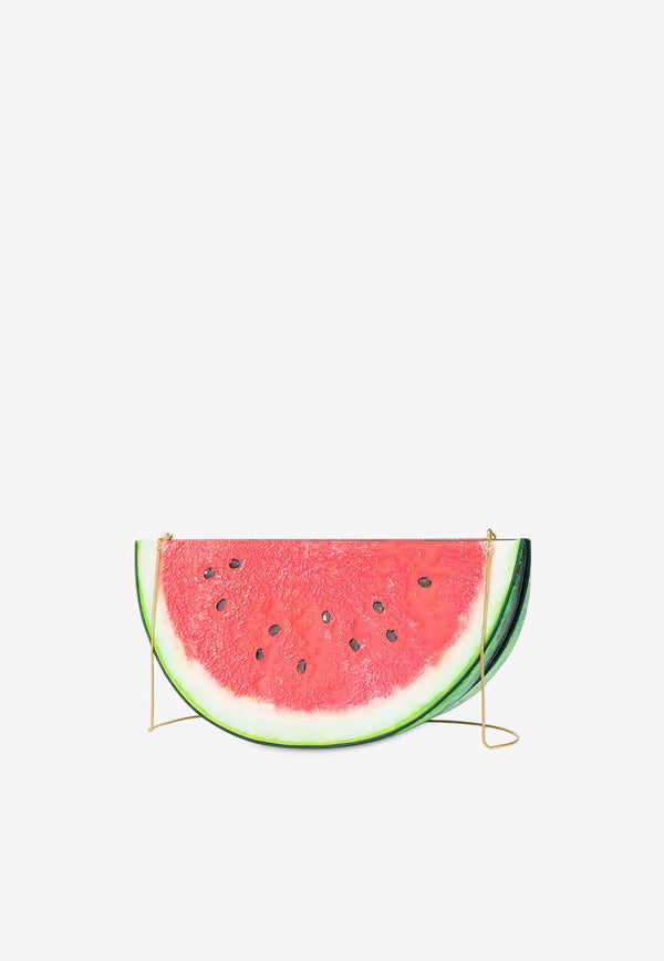 Moschino Watermelon Clutch Bag Red MC4211PP1MOM750A NAPPA NERO