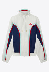 Casablanca Logo Patch Paneled Track Jacket MF23-JK-241-01WHITE