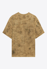 1989 Studio 1989 Logo Bleached T-shirt Beige MFW24.201.LOGOCO/P_1989-CAM