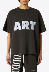 1989 Studio Art Print Crewneck T-shirt Brown MFW24.201.ARTCO/P_1989-PET