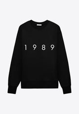 1989 Studio 1989 Logo Sweatshirt Black MFW24.301.LOGOCO/P_1989-BLK