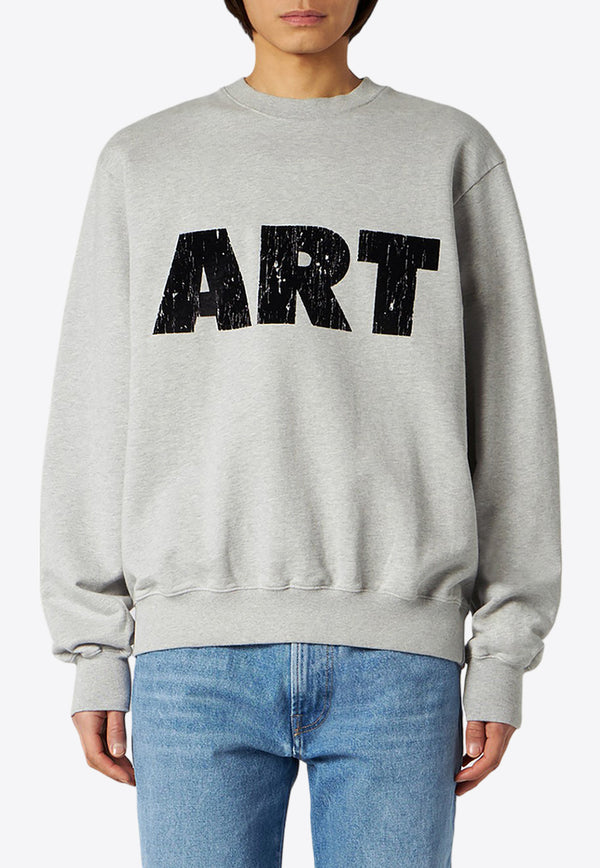 1989 Studio Art Print Melange Sweatshirt Gray MFW24.301.ARTCO/P_1989-MLG